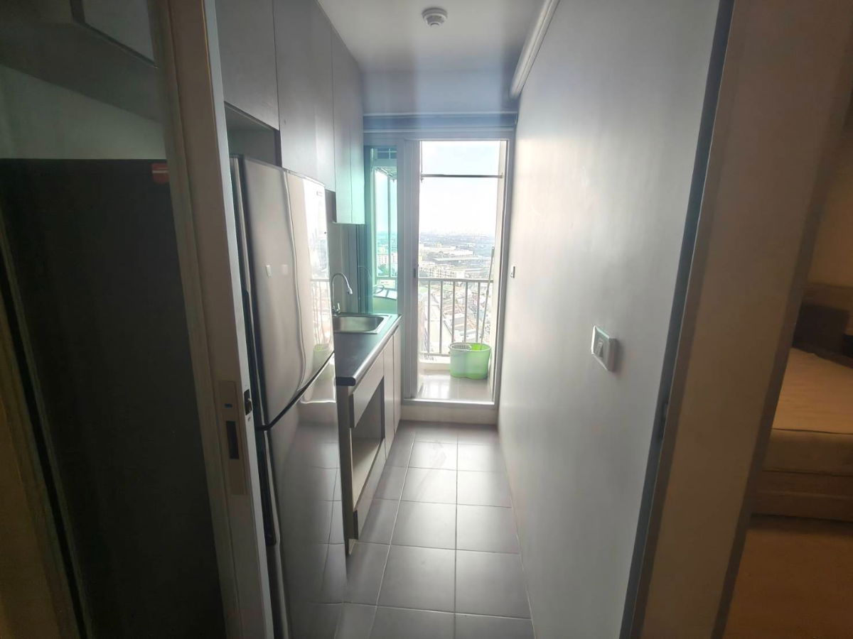 รูป C758ให้เช่านิช ไอดี@ ปากเกร็ด  ตรงข้าม รร.สวนกุหลาบ นนทบุรี #มีเครื่องซักผ้า ห้องมุม 28ตรม - รูปที่ 10/27