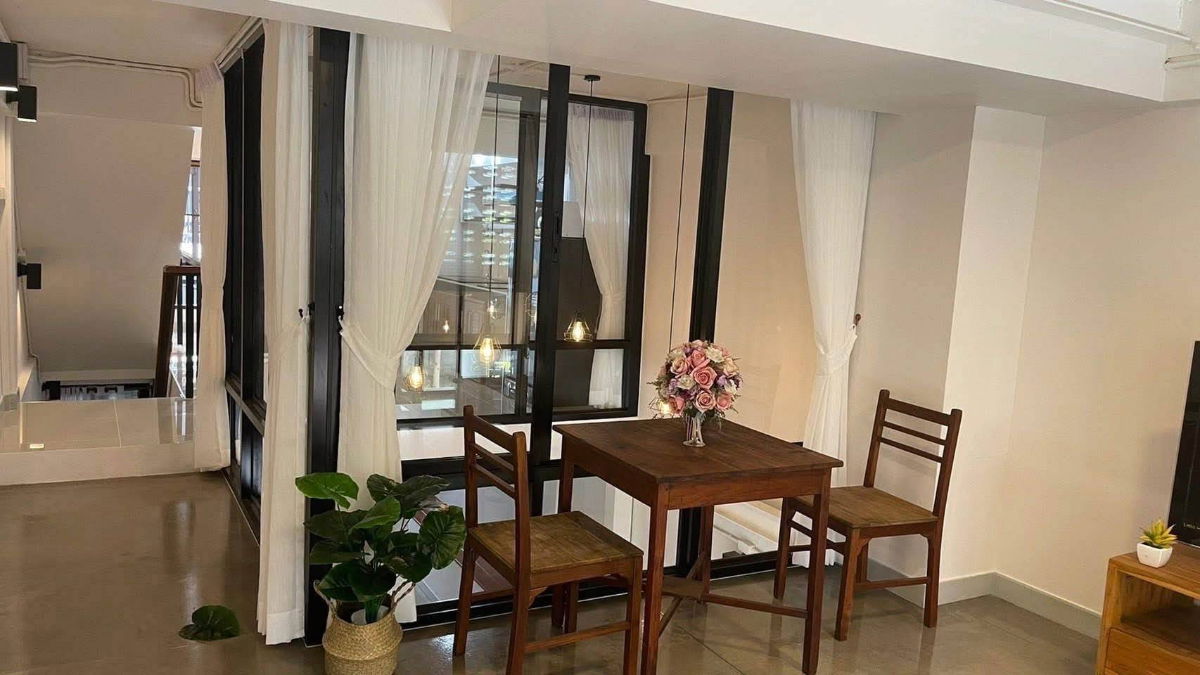 รูป ทาวน์โฮมสไตล์คาเฟ่ ให้เช่า (โซนวัดเกต/สันป่าข่อย) เชียงใหม่ เฟอร์นิเจอร์ครบ (R895) T.0946511456 - รูปที่ 3/11