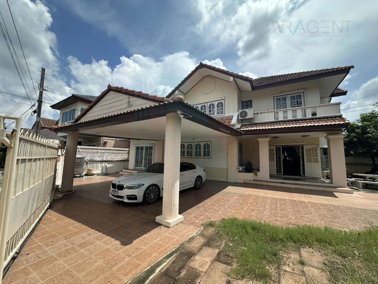 รูป 📌 ให้เช่าบ้านเดี่ยว 2 ชั้น ประภาวรรณโฮม ร่มเกล้า 1 3 ห้องนอน 5 ห้องน้ำ - รูปที่ 1/8