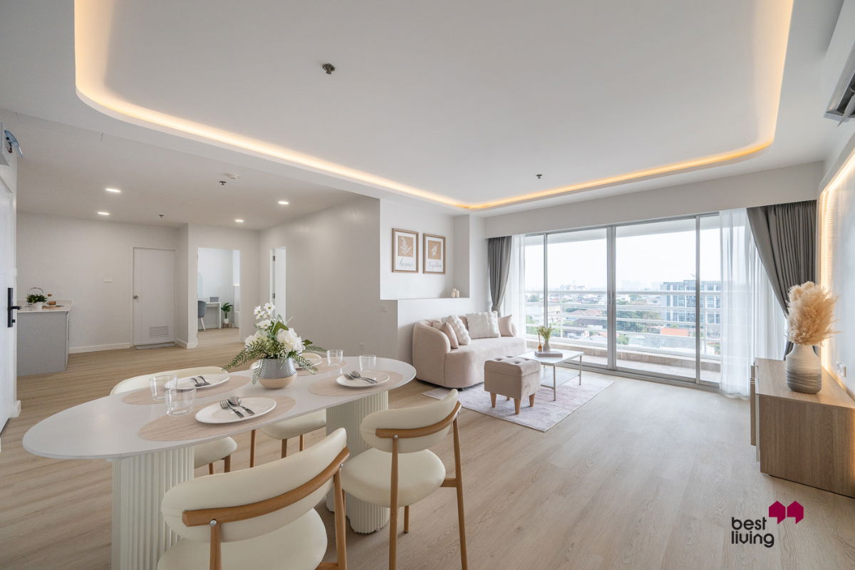 รูป คอนโดโชคชัย 4 ใกล้ MRT ห้องใหญ่ 2 นอน ชั้นสูง อยู่สบาย - รูปที่ 3/6