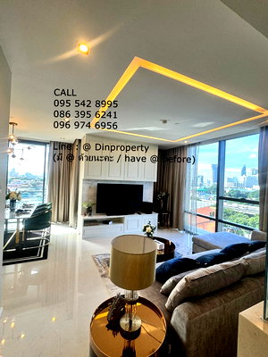 Condos for rent : Rent The Bangkok Sathorn 2 Bed  BTS SURASAK  Sathorn Line ID: @dinproperty