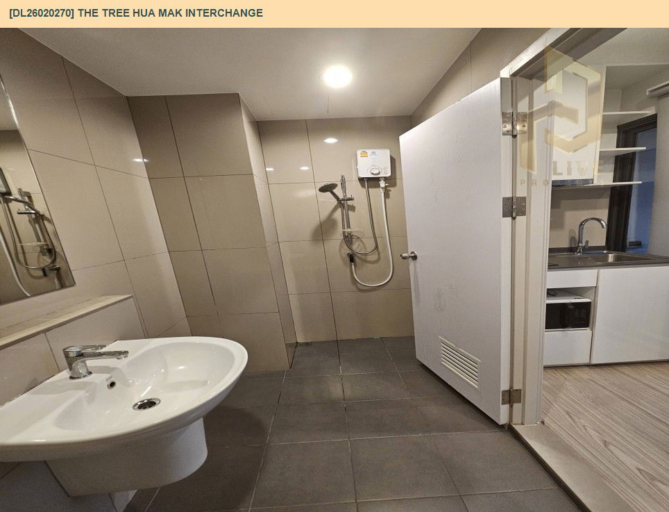 รูป DL26020270 ขายคอนโด เดอะ ทรี หัวหมาก อินเตอร์เชนจ์ (The Tree Hua Mak Interchange) ใกล้ รถไฟฟ้า 3 สาย พร้อมเข้าอยู่ โทรด่วน 0800343450 LineID @655ebbvc - รูปที่ 10/11