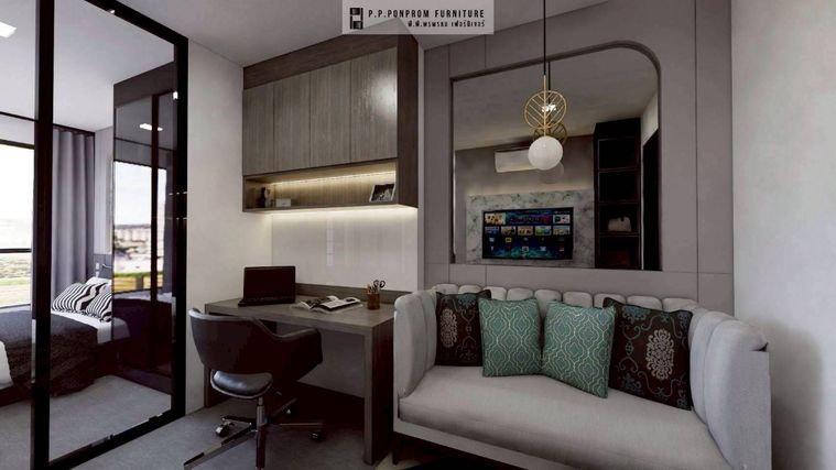 🏡 ให้เช่า Modiz Avantgarde 14,500฿💖 ✨ ชั้น 12 ครัวแยก แต่งสวย ✅️ พร้อมเข้าอยู่ มีนา 69