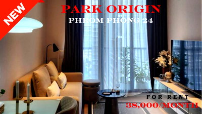 เช่าคอนโด BTS อโศก : 🍀🍀🍀Beautiful condo 🌸 ให้เช่า📌 พาร์ค ออริจิ้น พร้อมพงษ์ (Line:@rent2022) พร้อมเข้าอยู่ ราคาดี ✨A09364