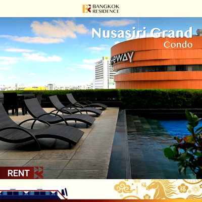 คอนโดให้เช่า : Rare Unit 💎 at Nusasiri Grand Condo🤎 Well-Designed & Fully Furnished 