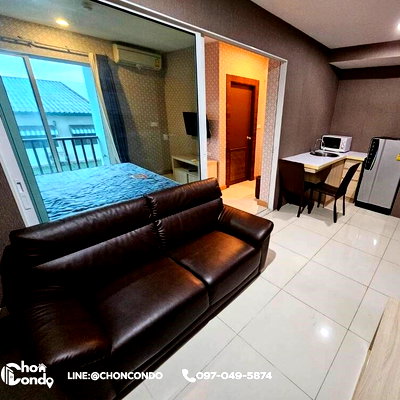 เช่าคอนโด ตลาดหนองมน : Park siri ตึกC ชั้น3 บางแสน ชลบุรี ------Tel 097-049-5874 (Line: @choncondo มี@ด้วย)