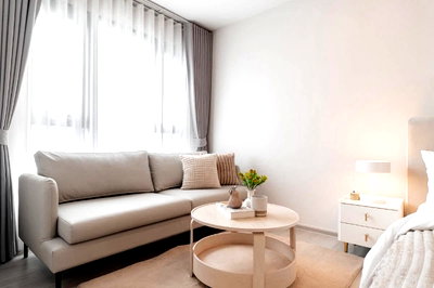 Condos for rent : 🌟 Aspire Onnut Station 
Size 27 SQ.M Type 1 Bedroom 1 Bathroom On the 30th Floor 
Rental.20,000 THB