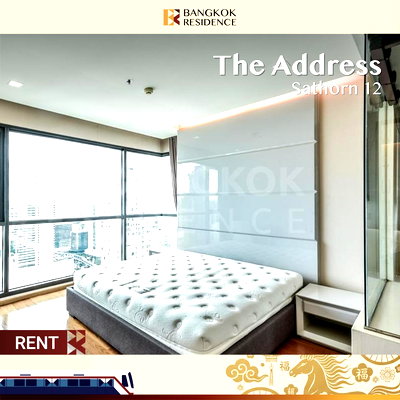 เช่าคอนโด ไอคอนสยาม :  The Address Sathorn 12 ⭐ ยูนิตใหญ่จริง! สวยพร้อมอยู่ 💖 ใกล้ BTS เซนต์หลุยส์ 