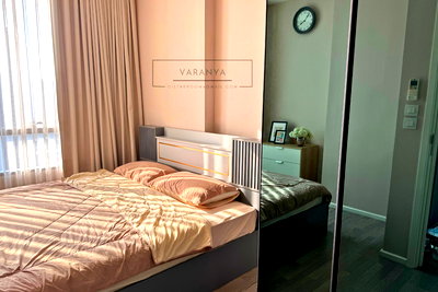 คอนโดให้เช่า : ให้ เช่า คอนโด The Room Sukhumvit 69 (เดอะ รูม สุขุมวิท 69) พร้อมเข้าอยู่ 1 ห้องนอน ขนาด 34.26 ตรม ชั้น 23 ใกล้รถไฟฟ้า BTS พระโขนง 150 ม. 