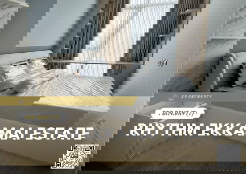 ให้เช่า 📍 RHYTHM EKKAMAI ESTATE 📍 ใกล้ BTS เอกมัย เฟอร์นิเจอร์ และ เครื่องใช้ไฟฟ้าครบ 