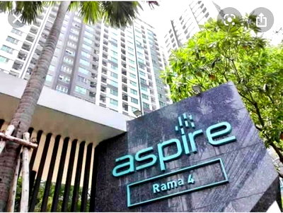 Condos for rent : Condo for Rent: Aspire Rama 4 Near BTS Ekkamai (600 meters)