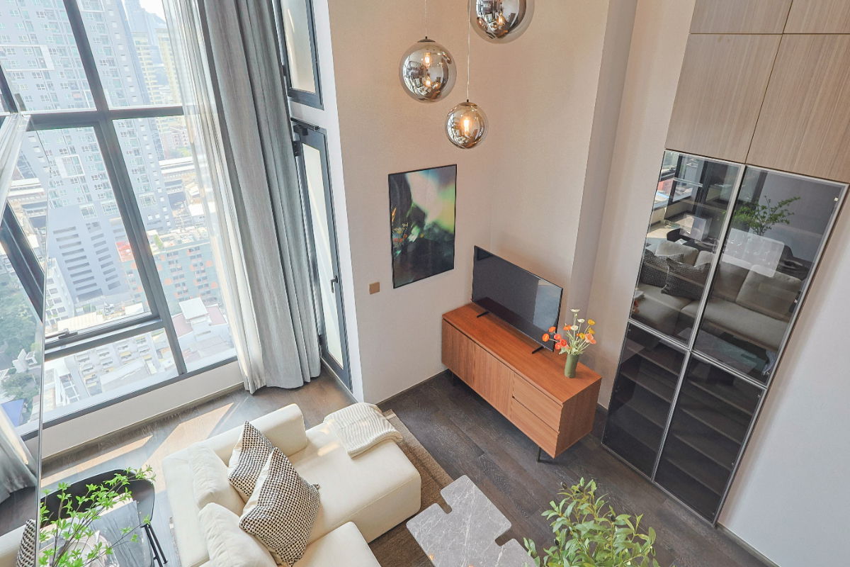 รูป  For Rent Loft Style at Conner Ratchathewi ห้องแต่ง วิวเมือง ทิศตะวันออก ชั้น 17 รับโคเจ้นท์ - รูปที่ 8/11