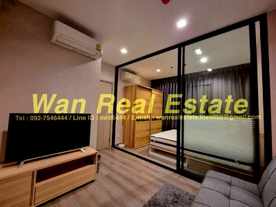 คอนโดให้เช่า : ให้เช่า The politan Rive ชั้น 32 ขนาด 25 ตร.ม. วิวแม่น้ำ ครบพร้อมอยู่