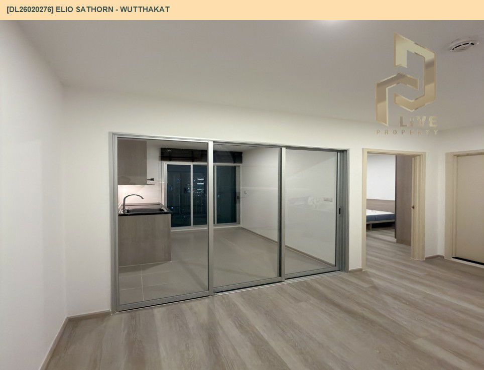 รูป DL26020276 ขายคอนโด เอลลิโอ สาทร - วุฒากาศ (Elio Sathorn - Wutthakat) ใกล้ BTS วุฒากาศ พร้อมเข้าอยู่ โทรด่วน 0653619502 LineID @897iyzll - รูปที่ 10/16