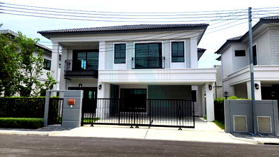 เช่าบ้านเดี่ยว นนทบุรี : 📌 ให้เช่าบ้านเดี่ยว 2 ชั้น ภัสสร ราชพฤกษ์ 4 ห้องนอน 4 ห้องน้ำ