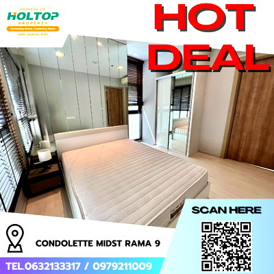 Condos for rent : #R9238 🎉 090269 Condo  for Rent Condolette Midst rama 9 