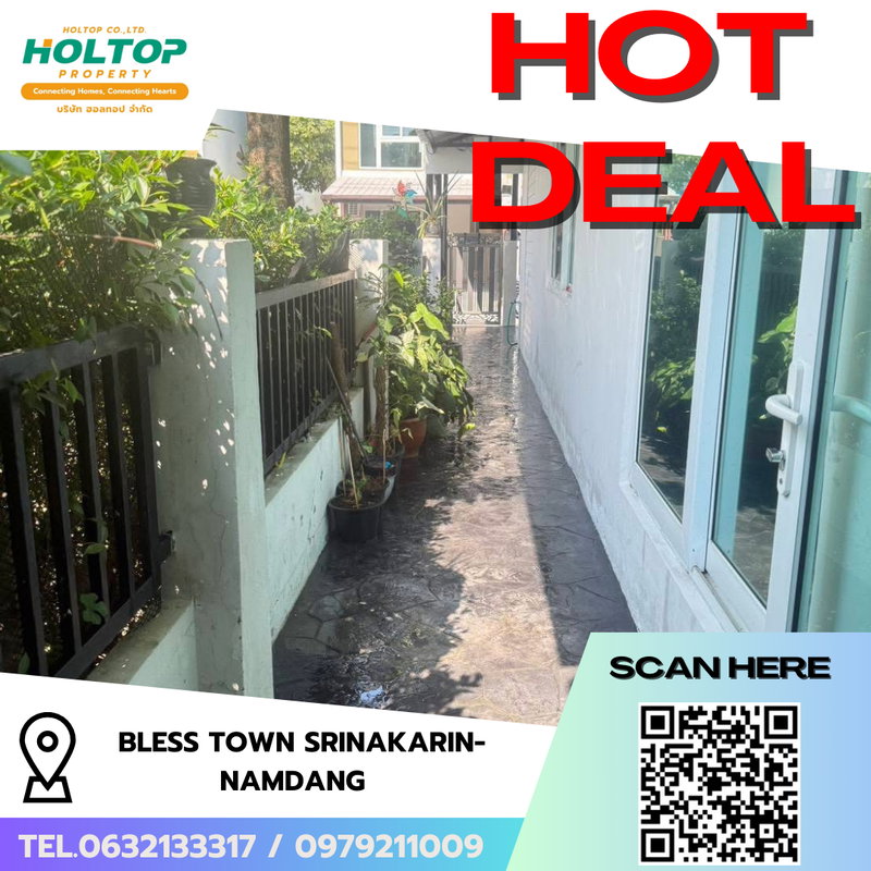 Townhouses for rent : #R9223 🎉 090269 House for Rent: Bless Town Srinakarin-Namdang