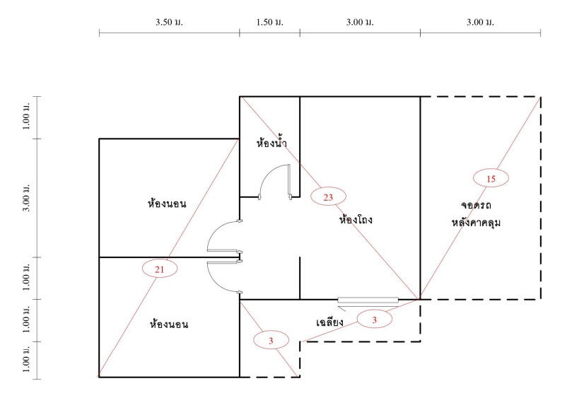 รูป บ้านเดี่ยว เนื้อที่ทั้งหมด 200 ตารางเมตร 1/19 ม.รักษาสกุล ตำบลขยาย อำเภอบางปะหัน พระนครศรีอยุธยา ราคา 1,980,000 บาท - รูปที่ 1/5