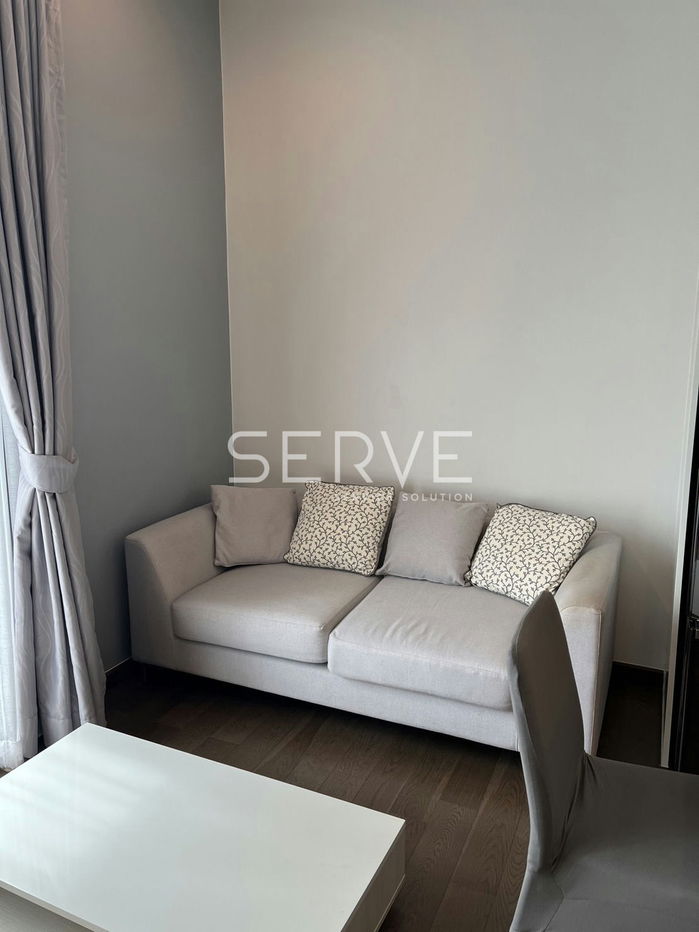 รูป 🔥28K/Mo ห้อง1นอน ไซส์ใหญ่ แต่งหรู ชั้นสูง วิวโล่ง เฟอร์นิเจอร์ พร้อมอยู่ บนคอนโดทำเลดี ติด MRT เพชรบุรี , มศว.  @  Q Asoke - รูปที่ 7/10