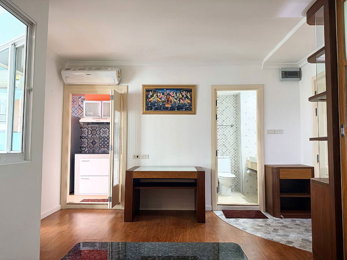 รูป ให้เช่าห้องแต่งพร้อม เฟอร์ครบ ห้องใหญ่ วิวดี ราคาถูก ใกล้ BTS สถานีพร้อมพงษ์ - รูปที่ 5/8