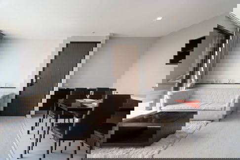 🌿ให้เช่าคอนโด Rhythm Sukhumvit 44/1 ติด BTS พระโขนง – ห้องมุม วิวโล่ง✨