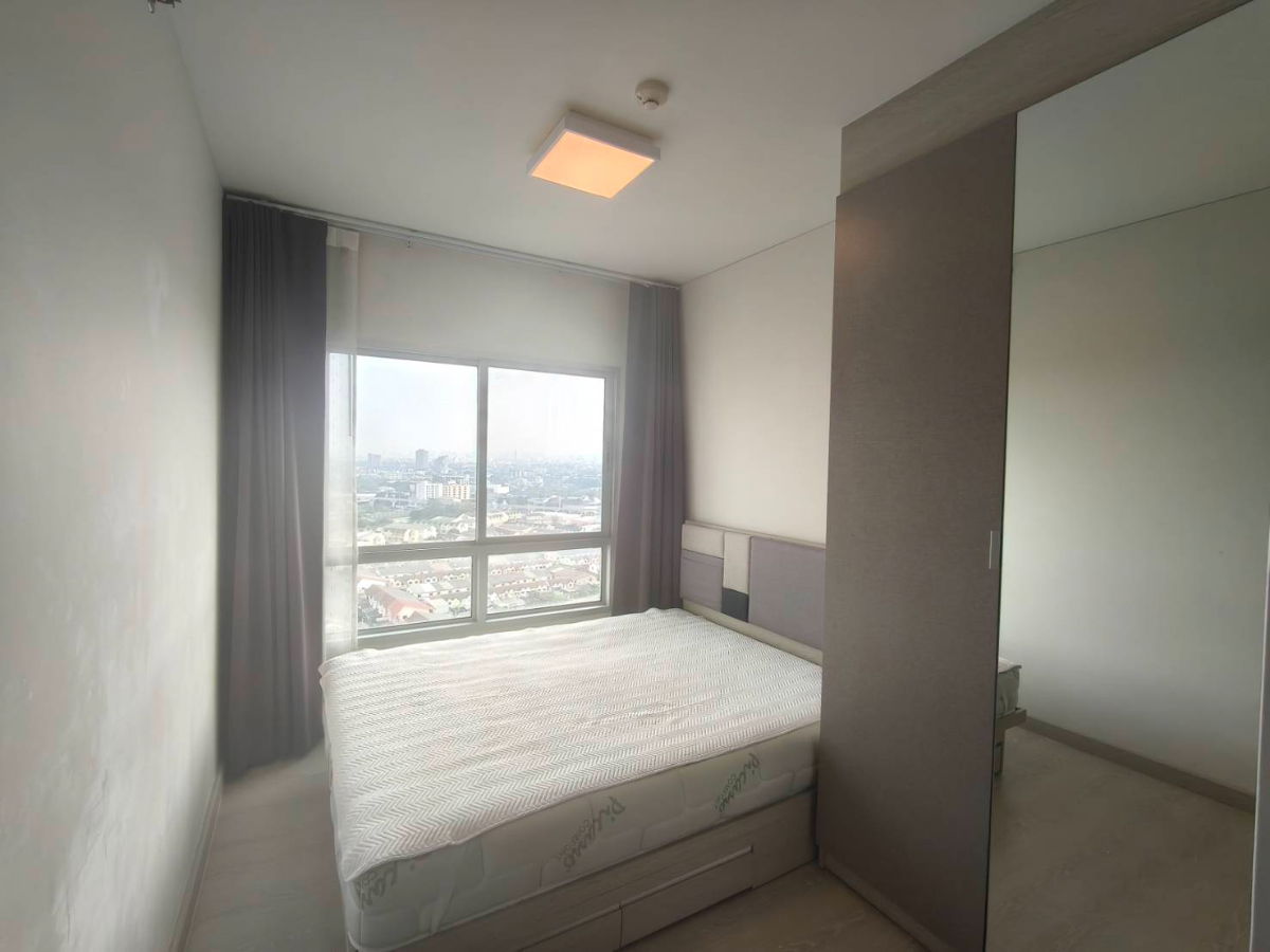 รูป C758ให้เช่านิช ไอดี@ ปากเกร็ด  ตรงข้าม รร.สวนกุหลาบ นนทบุรี #มีเครื่องซักผ้า ห้องมุม 28ตรม - รูปที่ 14/27