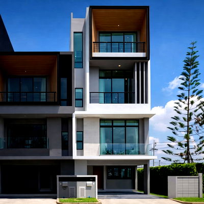 Townhouses for rent Bangkok : [For Rent] Luxury Townhome, Corner unit at Nirvana Define Srinakarin–Rama 9 (New Krungthep Kreetha Road)