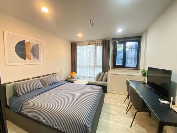 ให้เช่า!! คอนโดใกล้ MRTห้วยขวาง : XT Huai khwang :1 ห้องนอน เฟอร์นิเจอร์ครบ พร้อมเข้าอยู่