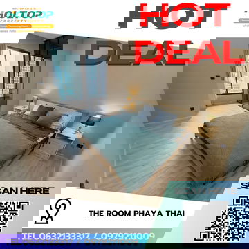 #R9222 🎉 090269 ให้เช่าคอนโด The Room Phaya Thai