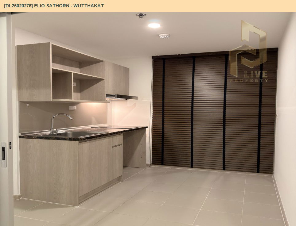 รูป DL26020276 ขายคอนโด เอลลิโอ สาทร - วุฒากาศ (Elio Sathorn - Wutthakat) ใกล้ BTS วุฒากาศ พร้อมเข้าอยู่ โทรด่วน 0653619502 LineID @897iyzll - รูปที่ 16/16