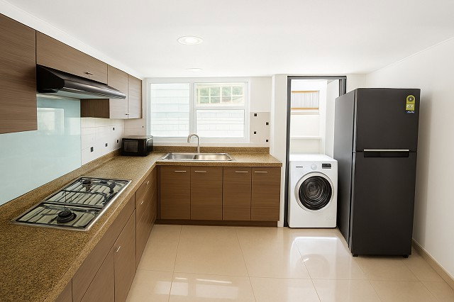 รูป ให้เช่าบ้านเดี่ยว 2 ชั้น หัวมุม 3-4นอน 3น้ำ ทะเลสาบ 65ตร.วา 265 ตร.ม. ใกล้ MRT สัมมากร 1กม.รายล้อมโรงพยาบาลเกษมราษฏร์ - รูปที่ 8/8