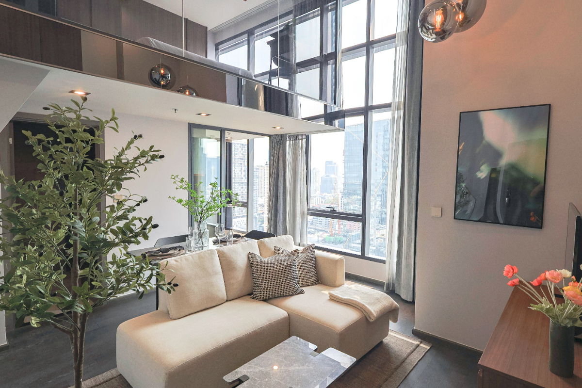 รูป  For Rent Loft Style at Conner Ratchathewi ห้องแต่ง วิวเมือง ทิศตะวันออก ชั้น 17 รับโคเจ้นท์ - รูปที่ 1/11
