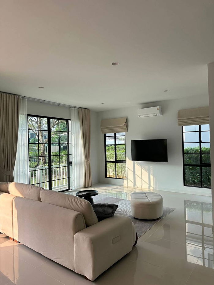 รูป 💥CP-10171💥ให้เช่า บ้านเดี่ยว  โครงการบุราสิริ ปัญญาอินทรา เฟอร์นิเจอร์เครื่องใช้ไฟฟ้าครบพร้อมเข้าอยู่👉แอดไลน์ @accessliving - รูปที่ 3/15