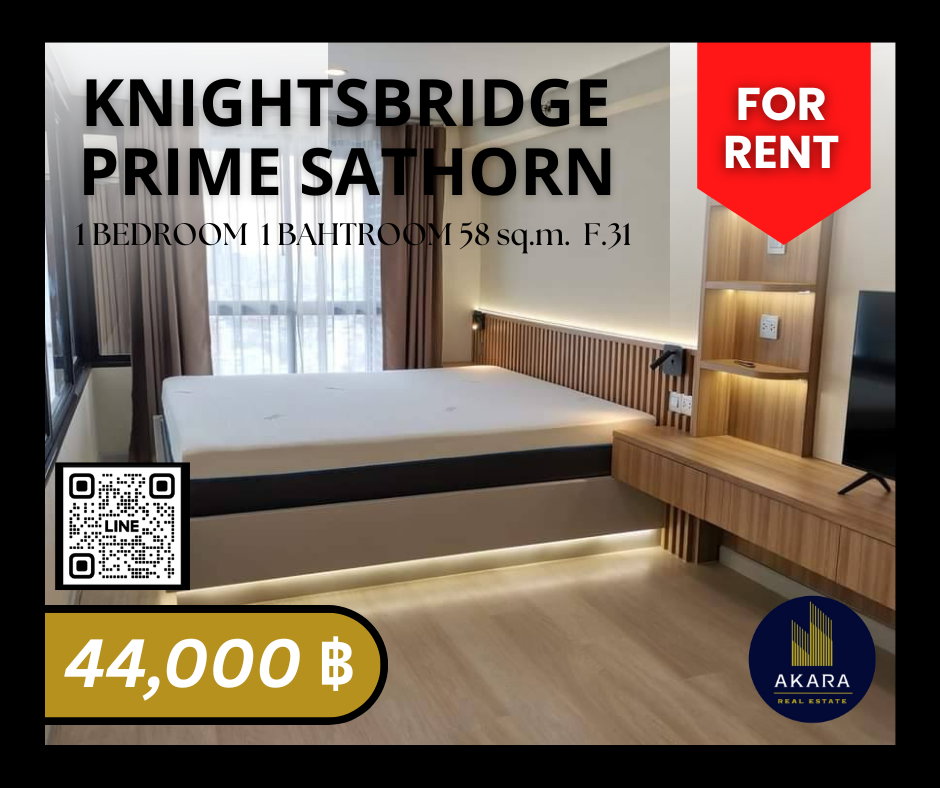 🟨🟨🟦🟦[ ให้เช่า ] Knightsbridge Prime Sathorn รหัส MB102-02AC🟦🟦🟨🟨 คลิ๊ก‼️ Akara Real Estate ✅✅✅ "ตอบไว ทันใจ ใส่ใจทุกขั้นตอน"