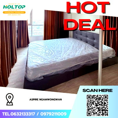 Condos for rent : #Z4541💥 090269 🔥 Condo for Rent: Aspire Ngamwongwan