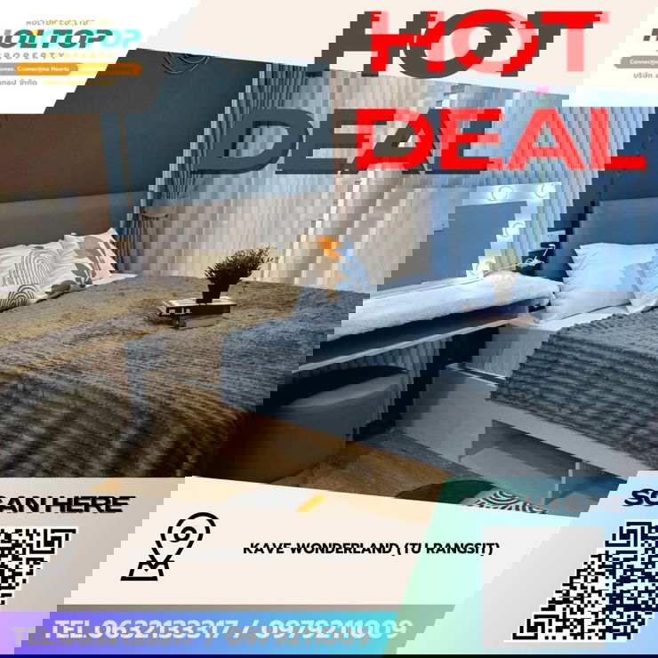 รูป #Z4537💥 090269 🔥ให้เช่าคอนโด Kave Wonderland (TU Rangsit) - รูปที่ 1/11