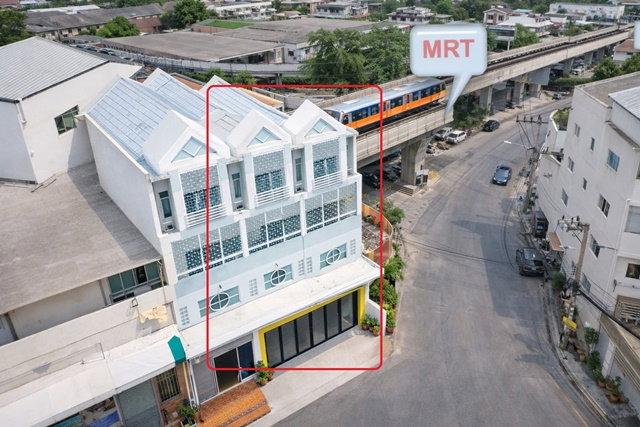 รูป อาคารพาณิชย์ 3 ชั้น 2 คูหาติดกัน รามคำแหง 176-184 MRTเคหะรามคำแหง 200ม. มีนบุรี ให้เช่าโฮมออฟฟิศขนาดใหญ่ อ - รูปที่ 1/8
