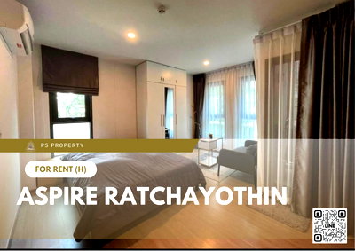 คอนโดให้เช่า : ให้เช่า 📍 Aspire Ratchayothin 📍 เฟอร์นิเจอร์ และ เครื่องใช้ไฟฟ้าครบ ใกล้ BTS รัชโยธิน