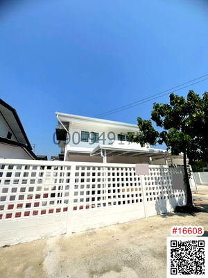 เช่าบ้านเดี่ยว ถนนเสรีไทย : เช่า บ้านเดียว 2 ชั้น หมู่บ้านสหกรณ์ ซอยเสรีไทย 57 (แยก 61) **ไม่อนุญาตให้เลี้ยงสัตว์**