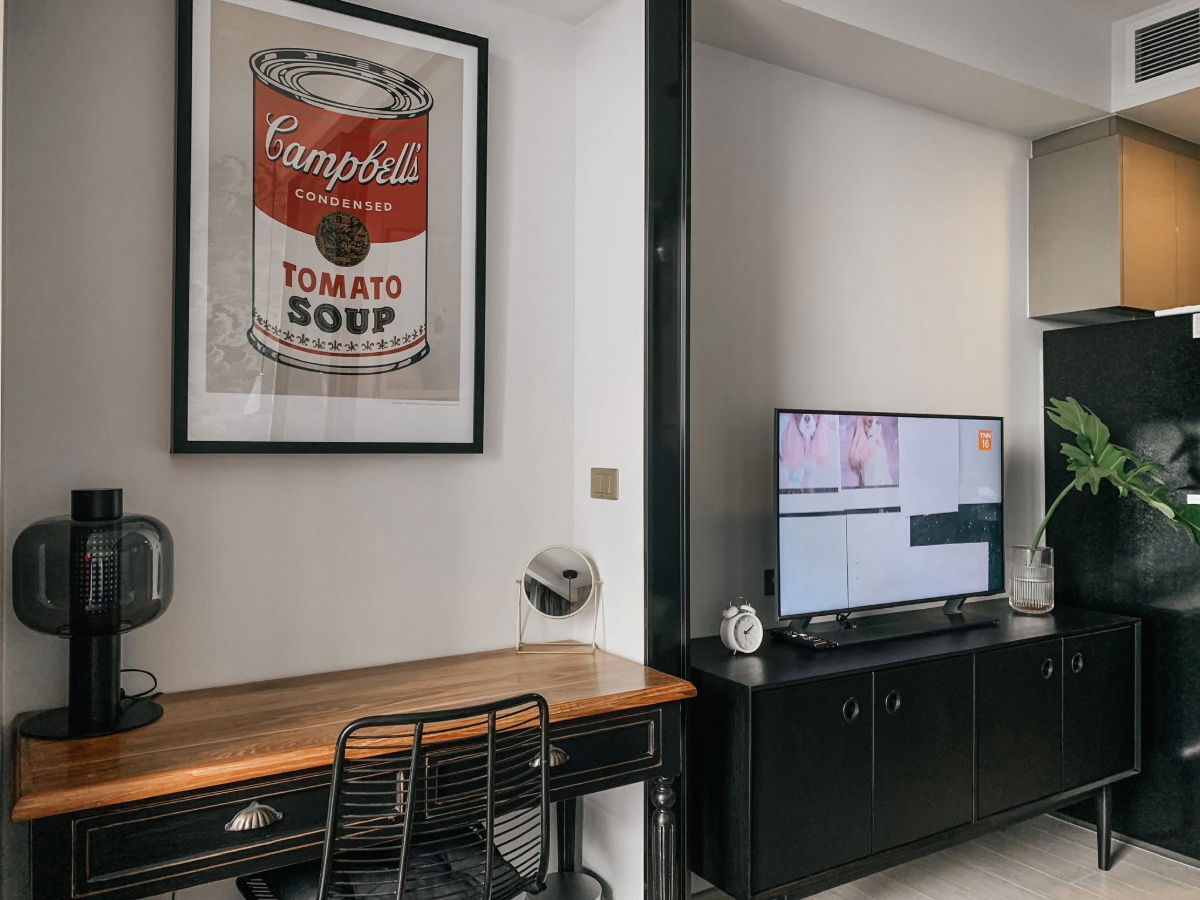 รูป ให้เช่า ✨ One9Five Asoke - Rama 9 ✨ เฟอร์นิเจอร์ และ เครื่องใช้ไฟฟ้าครบ ใกล้ MRT พระราม 9 - รูปที่ 8/11