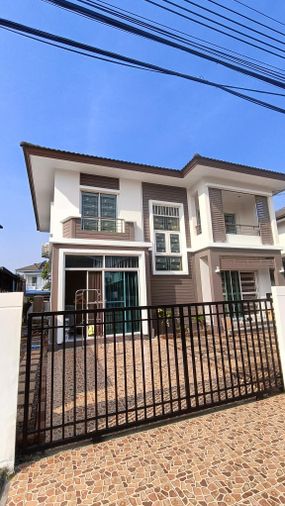 ให้เช่า บ้านเดี่ยวอยู่ซอยแก้วอินทร์ นนทบุรี ที่ตั้ง หมู่บ้าน พฤกษาวิลเลจ 28 ซอยแก้วอินทร์  เดือนละ 29,000 บาท สามาถต่อรองลดราคาได้