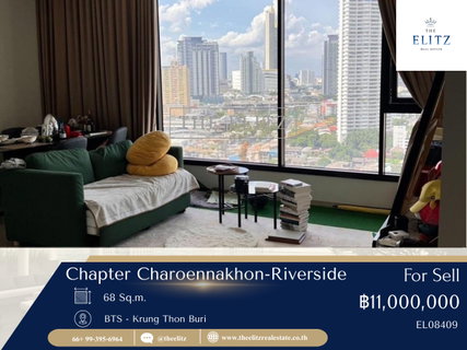 ✨ Ultimate Riverside Living Chapter Charoennakhon-Riverside for Sale | High Floor with Stunning River Views 💕