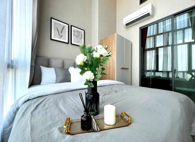Condos for rent : Y190📌 Condo for rent: Metro Sky Bangsue-Prachachuen, 2 bedrooms, next to MRT Red and Purple lines, ready to move in, fully furnished.
