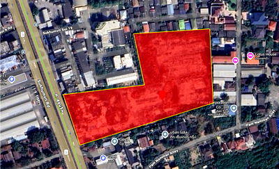 ที่ดิน วิทยาลัยการอาชีพพระสมุทรเจดีย์ : ขายที่ดินติดถนนสุขุมวิท ใกล้บีทีเอสโรงเรียนรายเรือ ทำเลทอง เข้าถึงง่าย