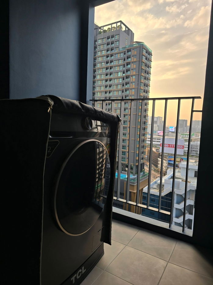 รูป วิวสระชั้น 15! Aspire วิภา-ชัยสมรภูมิ ห้องแต่งสวย SB Design เครื่องซักผ้าอบได้ TV 55" พร้อมเข้าอยู่ทันที! ✨ - รูปที่ 5/9