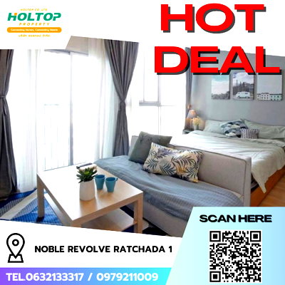 Condos for rent : #R9246 🎉 100269 Condo for rent: Noble Revolve Ratchada 1