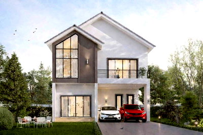 บ้านเดี่ยวให้เช่า : บ้านใหม่ให้เช่า โครงการธารธารา | หลังกาดฝรั่ง หางดง เชียงใหม่  เลี้ยงสัตว์ได้ | เฟอร์นิเจอร์ครบ (R904) T.0946511456