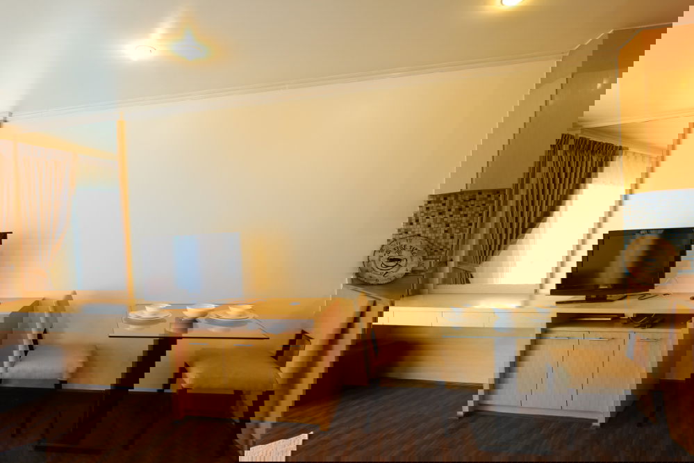 รูป 🔥 สำหรับเช่า !! ชั้นสูง 14++, ทำเลดี !! 🔥 Code C20231000010.........Sathorn Gardens, ห้องสตูดิโอ, 1 ห้องน้ำ, แต่งครบ, พร้อมเข้าอยู่📣📣 - รูปที่ 6/10