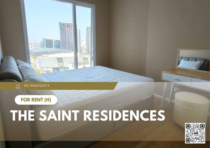 ให้เช่า 🔥 The Saint Residences 🔥 ใกล้ MRT พหลโยธิน เฟอร์นิเจอร์ และ เครื่องใช้ไฟฟ้าครบ 