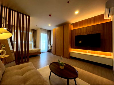 คอนโดให้เช่า : ห้องใหม่ แต่งครบ ใกล้BTS Aspire Sukhumvit Rama4 